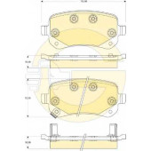 Колодки тормозные дисковые для CHRYSLER GRAND VOYAGER(RT) / FIAT FREEMONT(JC#,JF#) <b>GIRLING 6141761 / 24822</b>
