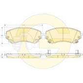 Колодки тормозные дисковые <b>GIRLING 6144566 / 24940</b>