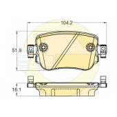 Колодки тормозные дисковые для AUDI A1(8X1,8XA,8XF,8XK), Q3(8U) / SKODA OCTAVIA(5E3,5E5) / VW CADDY(SAA,SAB,SAH,SAJ), SHARAN(7N1,7N2) <b>GIRLING 6120421 / 25110</b>