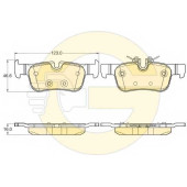 Колодки тормозные дисковые для BMW 2(F45,F46), i3(I01), X1(F48) <b>GIRLING 6120632 / 25331</b>