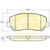 Колодки тормозные дисковые для MAZDA CX-5(GH,KE) <b>GIRLING 6135627 / 25564</b>