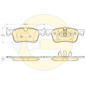 Колодки тормозные дисковые для CITROEN C4 <b>GIRLING 6120622 / 25836</b>