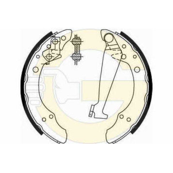 Комплект тормозных колодок для AUDI 100, 80, 90, A2 / CHERY AMULET, FENGYUN, QIYUN / SKODA CITIGO, FABIA, FAVORIT Forman, FAVORIT, FELICIA, RAPID / VW CADDY, FOX, GOL, GOLF, LOAD UP, LUPO, PARATI, PASSAT, POLO, SAVEIRO, UP, VENTO <b>GIRLING 5185269</b>