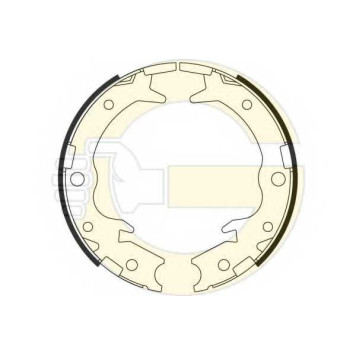 Комплект колодок стояночной тормозной системы GIRLING 5186979-1