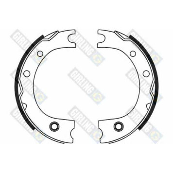 Комплект колодок стояночной тормозной системы GIRLING 5187169-1