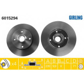 Тормозной диск GIRLING 6015294