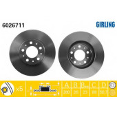 Тормозной диск GIRLING 6026711