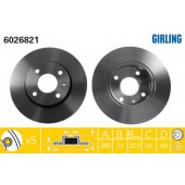Тормозной диск GIRLING 6026821
