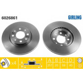 Тормозной диск GIRLING 6026861