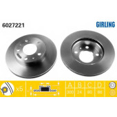 Тормозной диск GIRLING 6027221