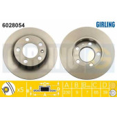 Тормозной диск GIRLING 6028054