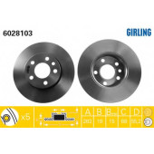 Тормозной диск GIRLING 6028103