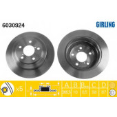 Тормозной диск GIRLING 6030924