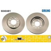 Тормозной диск GIRLING 6040481