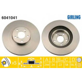 Тормозной диск GIRLING 6041041