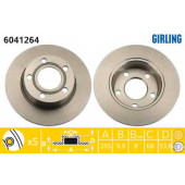 Тормозной диск GIRLING 6041264