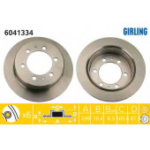 Тормозной диск GIRLING 6041334