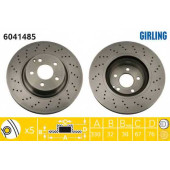 Тормозной диск GIRLING 6041485