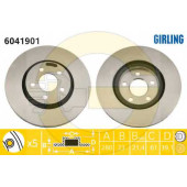 Тормозной диск GIRLING 6041901