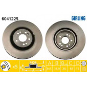 Тормозной диск GIRLING 6042225