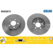 Тормозной диск GIRLING 6042611