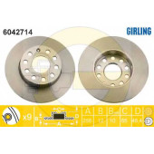Тормозной диск GIRLING 6042714