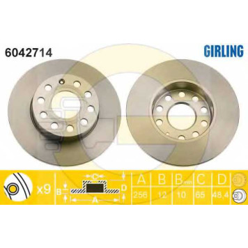 Тормозной диск GIRLING 6042714