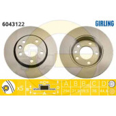 Тормозной диск GIRLING 6043122
