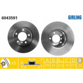 Тормозной диск GIRLING 6043591