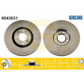Тормозной диск GIRLING 6043631
