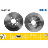 Тормозной диск GIRLING 6043761