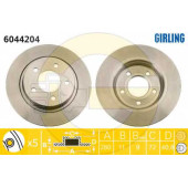 Тормозной диск GIRLING 6044204