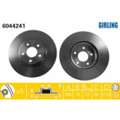 Тормозной диск GIRLING 6044241