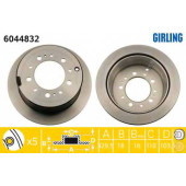 Тормозной диск GIRLING 6044832