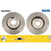 Тормозной диск GIRLING 6044861