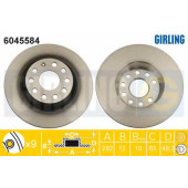 Тормозной диск GIRLING 6045584