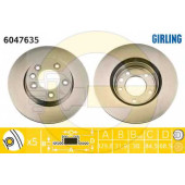 Тормозной диск GIRLING 6047635