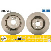 Тормозной диск GIRLING 6047664
