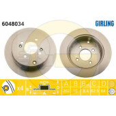 Тормозной диск GIRLING 6048034
