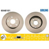 Тормозной диск GIRLING 6048101