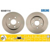 Тормозной диск GIRLING 6048114