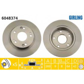 Тормозной диск GIRLING 6048374