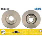 Тормозной диск GIRLING 6048391