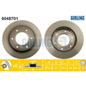 Тормозной диск GIRLING 6048701
