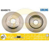 Тормозной диск GIRLING 6049075