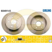 Тормозной диск GIRLING 6049145