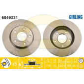 Тормозной диск GIRLING 6049331