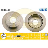 Тормозной диск GIRLING 6049445