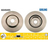 Тормозной диск GIRLING 6049495