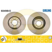 Тормозной диск GIRLING 6049845